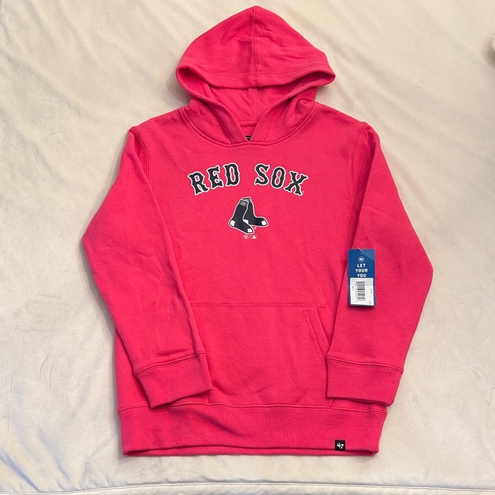 NEW! 47 Brand Girls’ Red Sox Hoodie, sz L